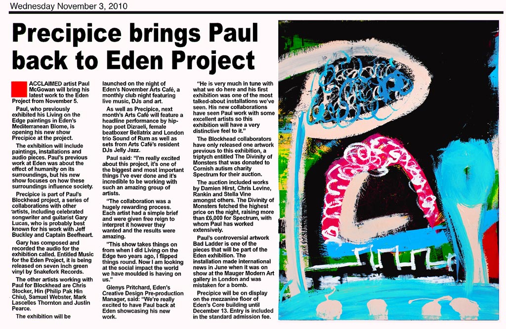Precipice at Eden Project
